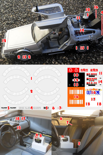 1/15 BTTF DeLorean - Click Image to Close